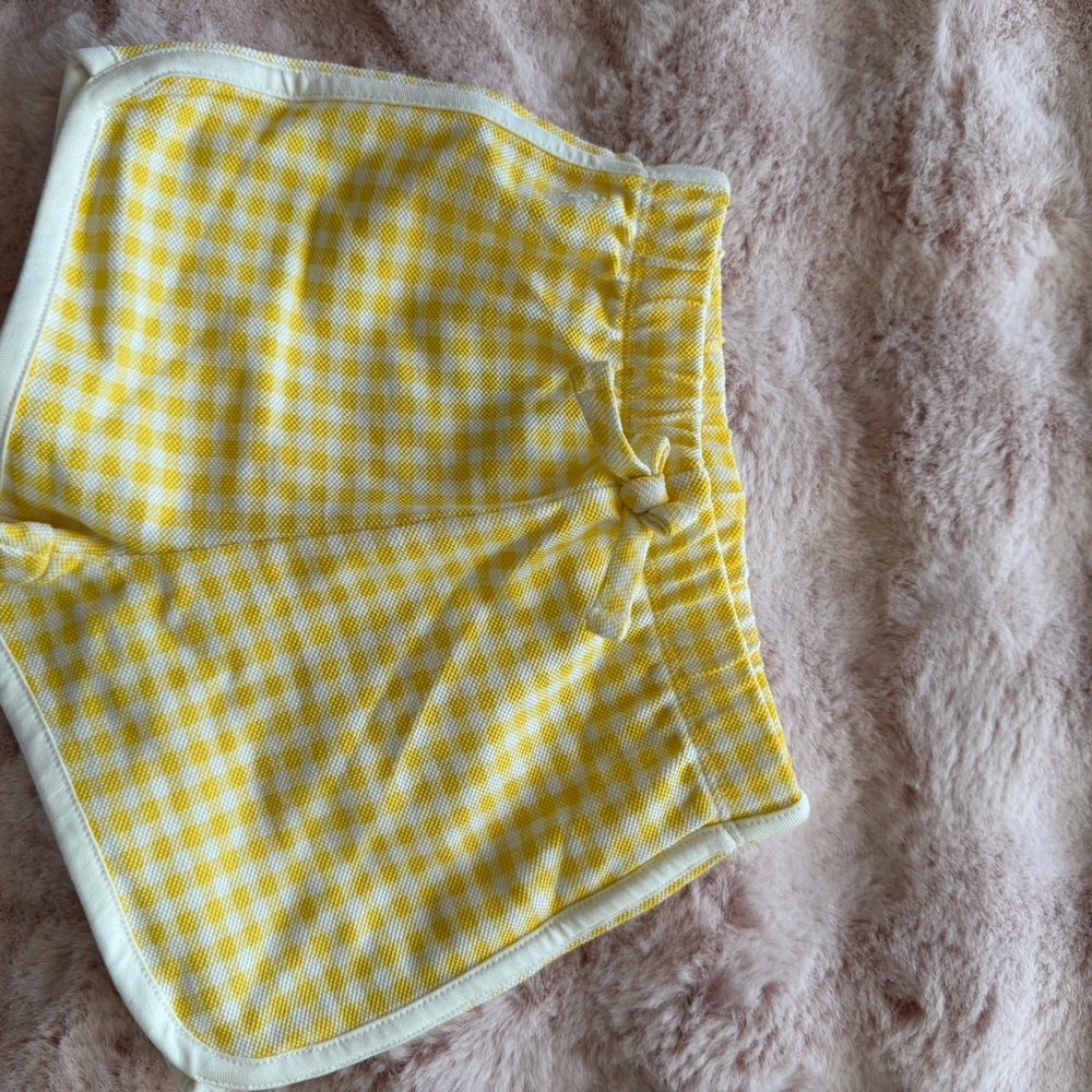 Yellow Gingham Collared Polo Set - Picture 4 of 5